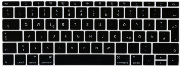 Deutsche Silikon-Abdeckung für MacBook 12", Magic Tastatur, EU-Enter