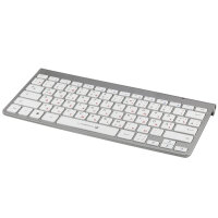 Russisch-Deutsche kabellose multimedia Tastatur & Maus, Lacerto BELA-DR612 Silber