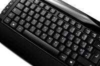 Russisch-Deutsche kabellose multimedia Tastatur & Maus, Lacerto KVALITA-DR650WL Combo