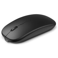 Lacerto | Kabellose wiederaufladbare Maus, 2.4G Wireless...