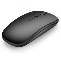 Lacerto | Kabellose wiederaufladbare Maus, 2.4G Wireless...