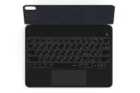 Deutsch-Russische beleuchtete Tastaturhülle passend für iPad 10,9“ 2022-10th Generation, Multi-Touch Trackpad | SCHWARZ | MAGIO-DR823