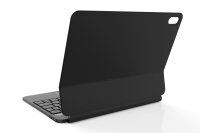 Deutsch-Russische beleuchtete Tastaturhülle passend für iPad 10,9“ 2022-10th Generation, Multi-Touch Trackpad | SCHWARZ | MAGIO-DR823