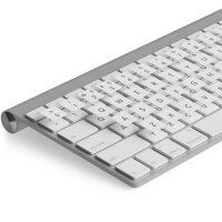 Englische Aufkleber für Magic Keyboard des iMac | 15x15 mm | Weiß